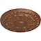 Ekena Millwork Colton Ceiling Medallion (Fits Canopies up to 4 3/4"), 15 3/4"OD x 1 1/2"P, Polished Copper CM15CNPOS - alternate 2